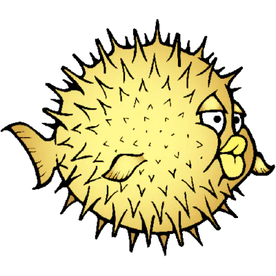 OpenBSD logo - Puffy the Pufferfish Mascot